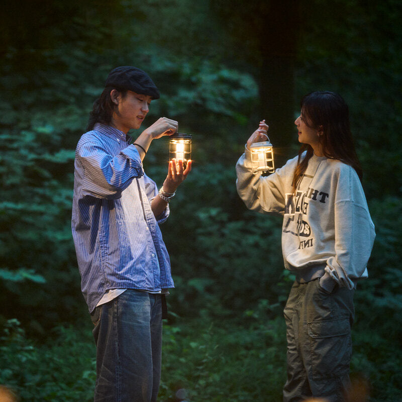 Naturehike Outdoor Camping LED Lantern  Atmosphere Light Ambient Lighting Portable Hanging Tent Lamp IPX4 Waterproof USB Charging With Tripod