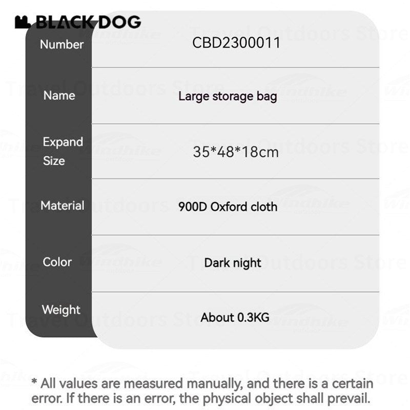 BLACKDOG Portable 30L Sports Bag Leisure Storage Bag Ultralight Tourism Handbag Waterproof Bag Outdoor Travel Camping Luggage Handheld Bag Black Dog