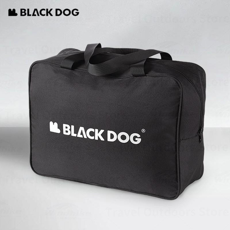 BLACKDOG Portable 30L Sports Bag Leisure Storage Bag Ultralight Tourism Handbag Waterproof Bag Outdoor Travel Camping Luggage Handheld Bag Black Dog