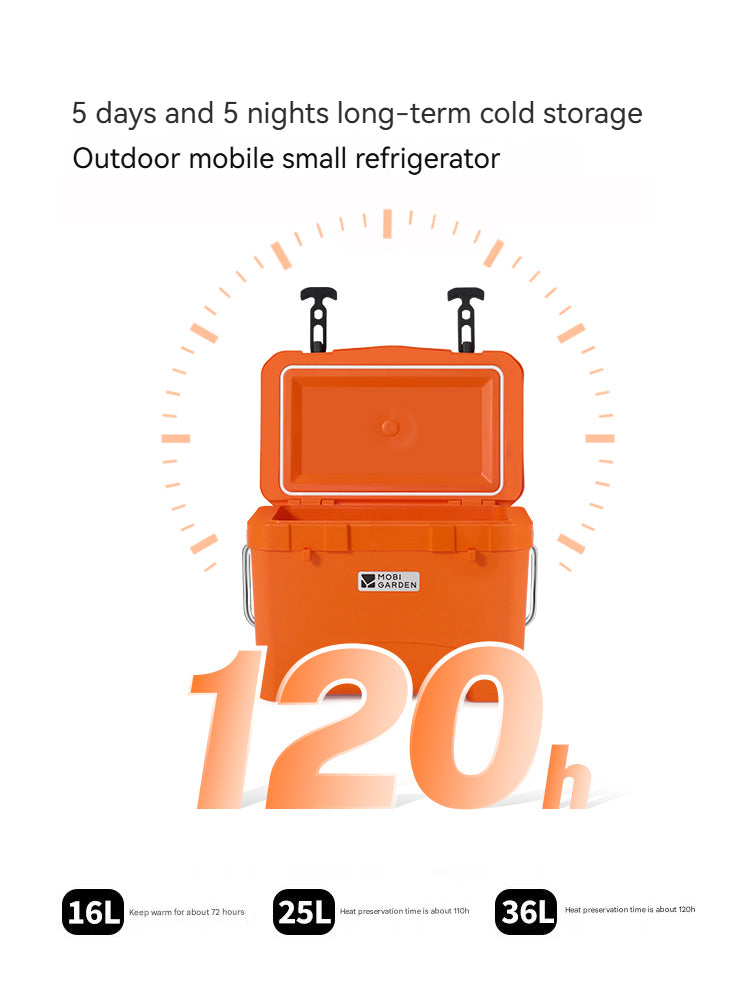 Mobi Garden GLACIER Incubator Cooler Series Portable Multipurpose Storage Box 16/25/36/50/75L Capacities Up To 120H Hot & Cold Insulated Preservation Rotomolded Ice Food Drink Cooler Bucket Outdoor Camping