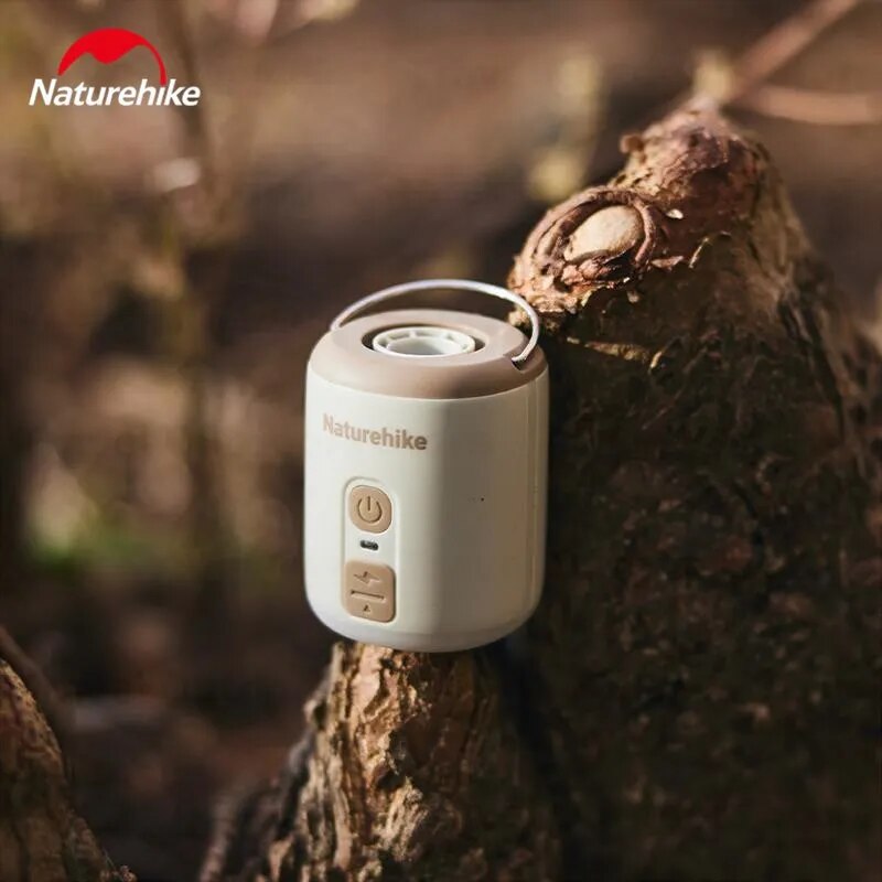 Naturehike WIND MINI Multifunctional Air Pump Lantern Lamp Light Inflatable Pump Inflate Deflate USB C Rechargeable Tent Mattress Bed Pillow Mat Bed