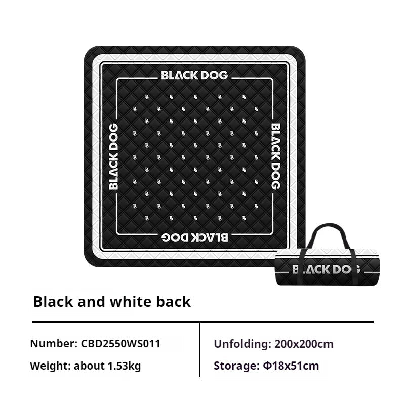 BLACKDOG Ultrasonic Picnic Mat Cushion Aluminum Film Seat Soft And Skin-Friendly Pad Waterproof Camping Outdoor Mattress Sleeping Pad Blanket