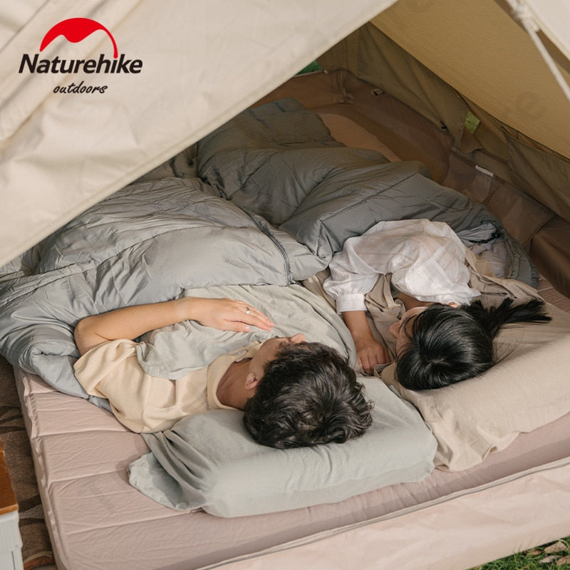 Naturehike Outdoor Single Sleeping Bag Lining 470G / 620G Ultralight Spliceable Hotel Comfortable Premium Cotton Cloth Liner Bag Anti Dirty Bed Sheet Liner Splicing Nature Hike