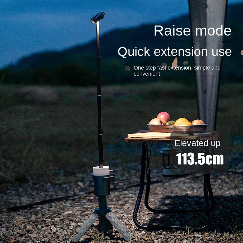 Mountainhiker OPTIMUS PRIME Tripod Lamp 5 Adjustable Light Modes Outdoor Telescopic Stand LED Floodlight With Remote Control Waterproof Atmosphere Lantern Outask
