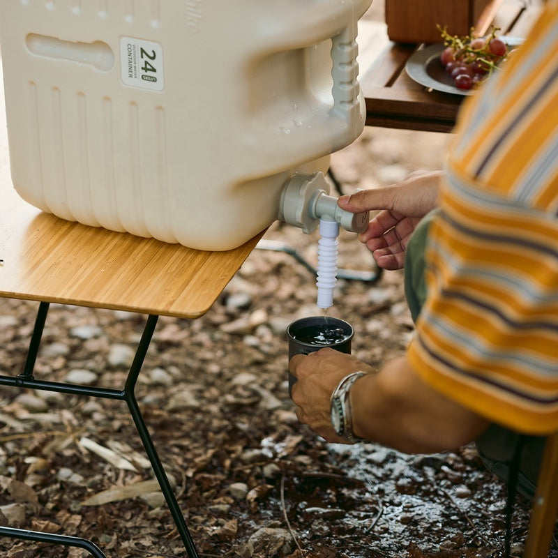 Naturehike Portable Water Bucket Outdoor PE Food Grade Plastic Liquid Bottle Container With Faucet Drinking Water Storage Tank Camping Hiking Beach Picnic Travel