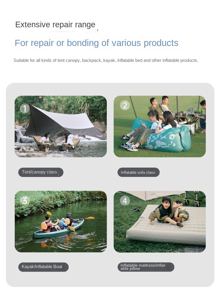 Vidalido 20m Waterproof Repair Subsidy Patch Portable Multipurpose Tent Seam Tape Sealant Outdoor Camping Emergency Tool