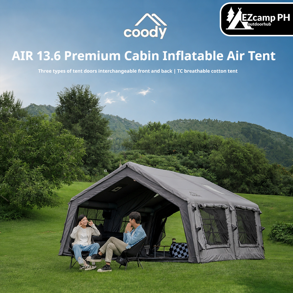 Coody AIR 13.6 Premium Cabin Inflatable Air Tent 6-8 Persons Outdoor – EZcamp Outdoorhub QC Branch