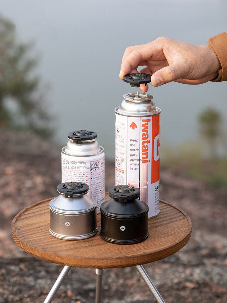Campingmoon 4pcs Butane Protective Cover Portable Ultralight Standard Nozzle Type Canister Cap Pack Butane Fuel Gas Leakproof For 250g 220g 120g Can G-4