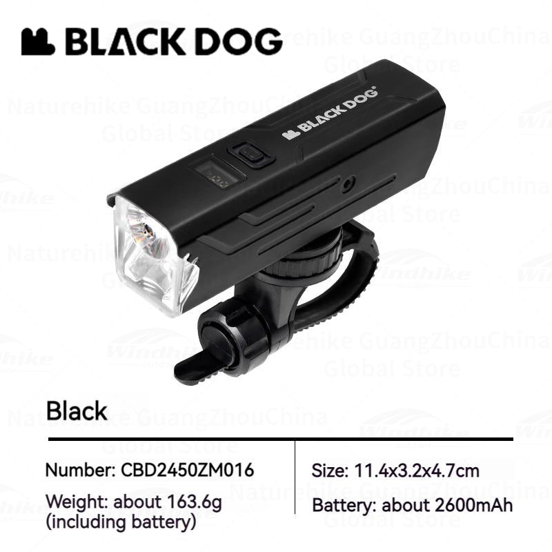 BLACKDOG Outdoor Bike Headlight Strong Night Light Riding Flashlight Induction Sensor Mountain Light USB Rechargeable Waterproof Riding Lamp