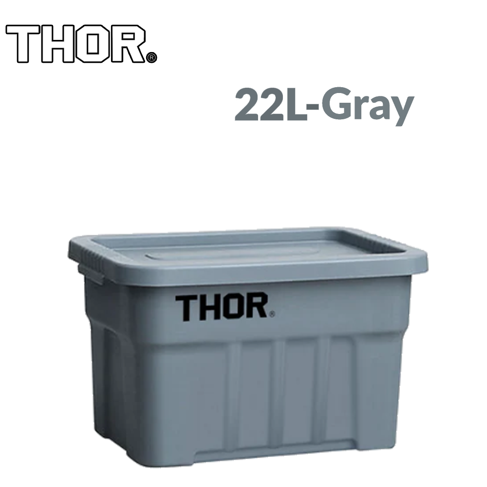 THOR ® Premium MINI 1L and LIMO 2.5L | 5L | 22L | 53L | 75L Stackable Storage Box with Lid Outdoor Rugged Plastic Boxes Wood Tabletop Stand Bracket