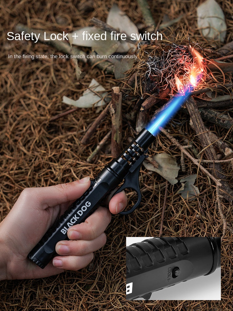 Blackdog TACTICAL Torch Igniter Electronic Lighter Direct High Temperature Spray Gun Burner Outdoor Camping Cooking Barbecue Windproof