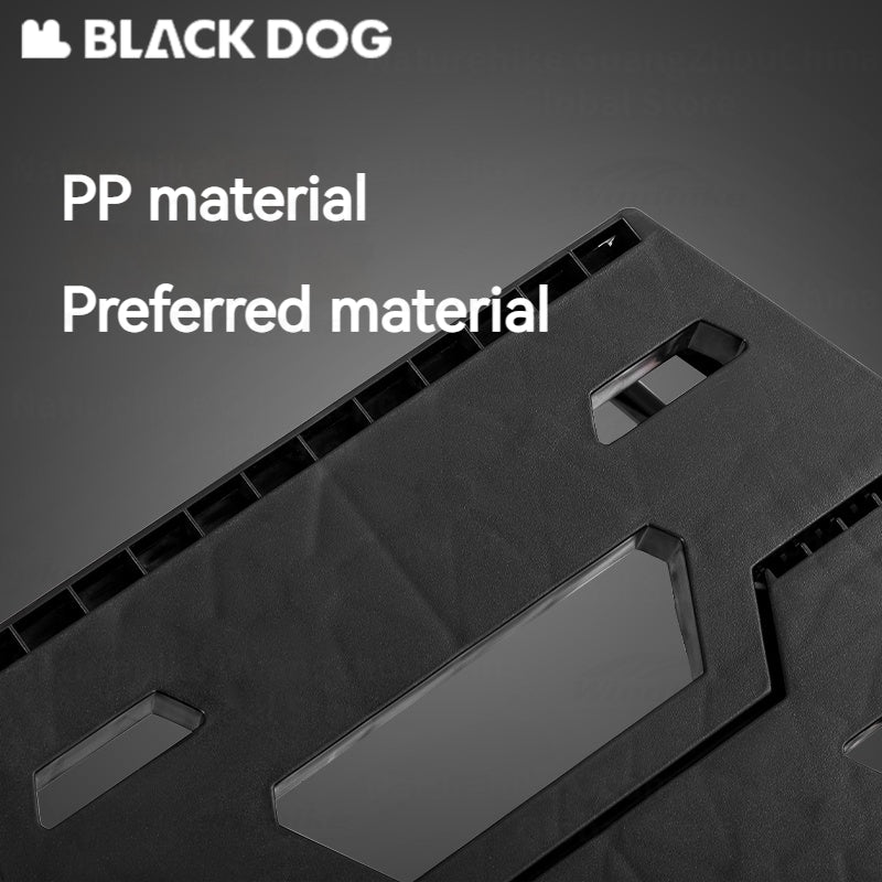 BLACKDOG Ultralight Folding Stool PP Chair Outdoor Portable Stable Bucket Rack Camping Travel Fishing Beach Stool Chair Load Bearing 100kg Heavy Duty Original Black Dog