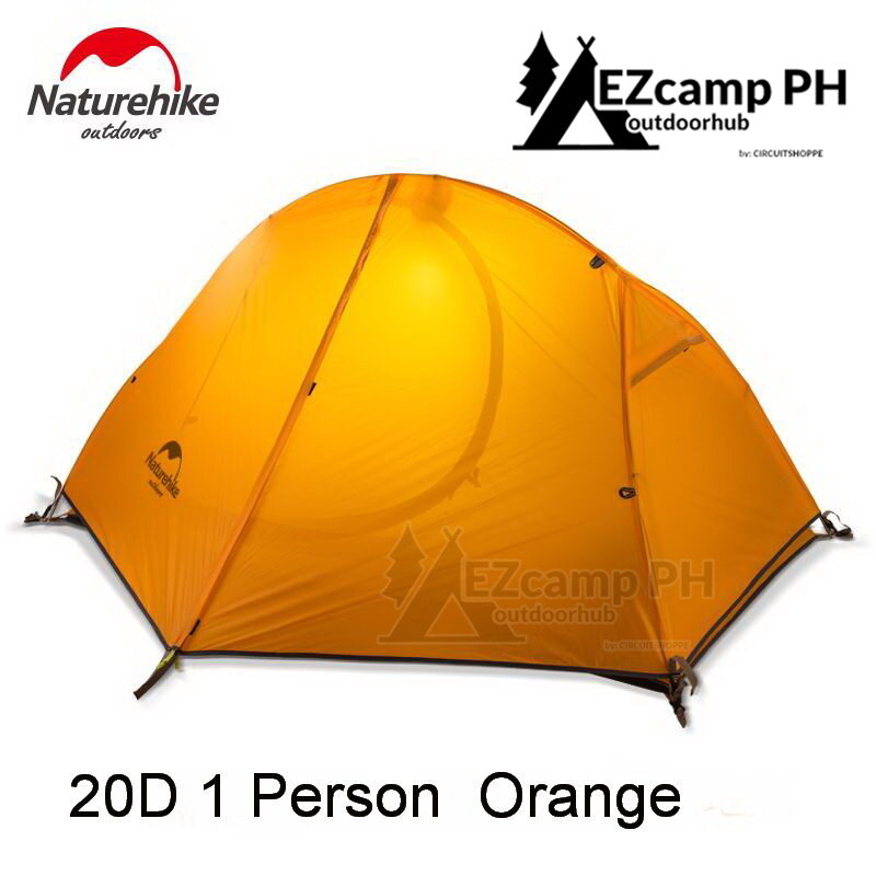 Naturehike SPIDER Series 1 and 2 Person Ultralight Cycling Camping Tent Outdoor Waterproof  210T 20D Material 3 Season Portable Hiking Backpacking