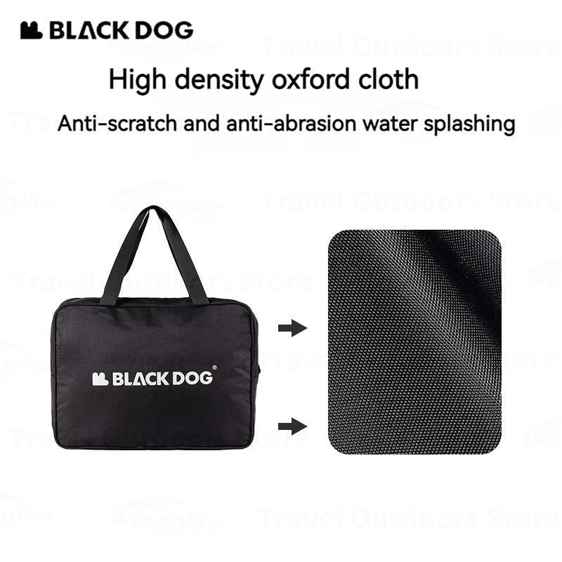 BLACKDOG Portable 30L Sports Bag Leisure Storage Bag Ultralight Tourism Handbag Waterproof Bag Outdoor Travel Camping Luggage Handheld Bag Black Dog