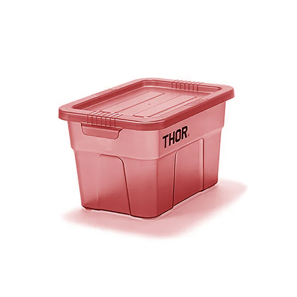 THOR Storage Smoked Series 1L MINI Stackable Food Grade Storage Box with Lid Cover Original Plastic Box Camping Hiking Travel Picnic Kitchen Storage Organizer NSF Certified