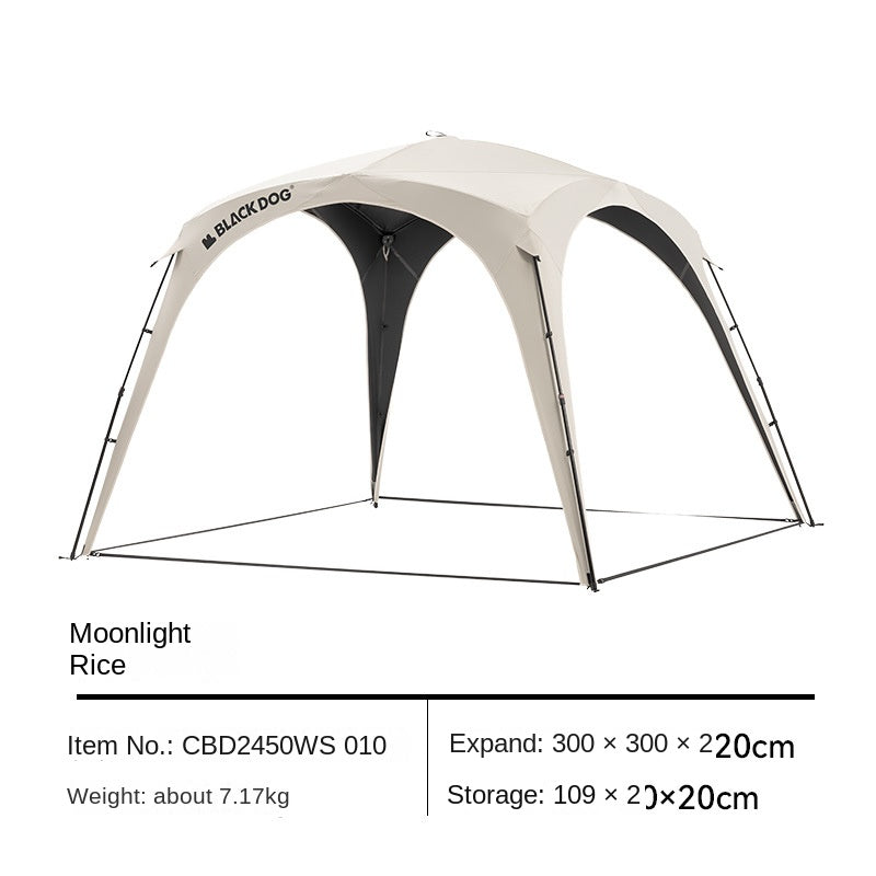 BLACKDOG DOME SKY Automatic Modular Multiple Setting Canopy Tent Unlimited Connection Bedroom Living Area Waterproof Outdoor Fast Build 4-12 Person Unicorn