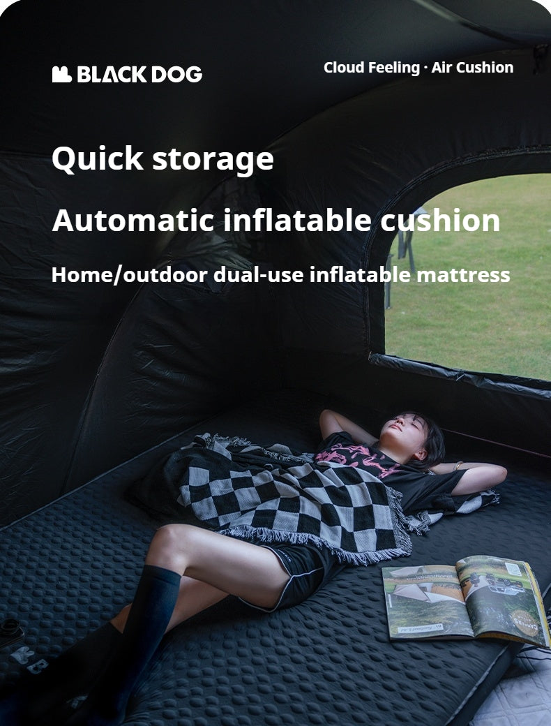 BLACKDOG CLOUD Sense Automatic Inflatable Cushion Portable Ultralight Outdoor Mattress Self-inflating Air Bed Inflating Sponge Cushion Sleep Mat