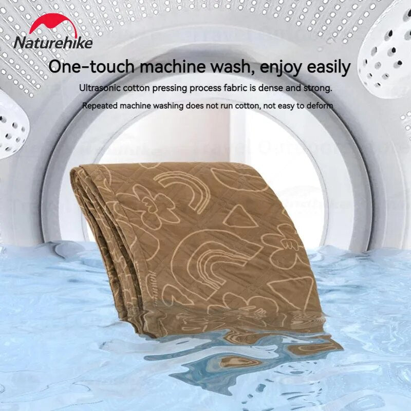 Naturehike Ultrasonic Hexagon Picnic Mat Outdoor Portable Lightweight Hexagonal Pad Large Area 5-6 Persons Damp-Proof Mat Machine Washable Tent Mat