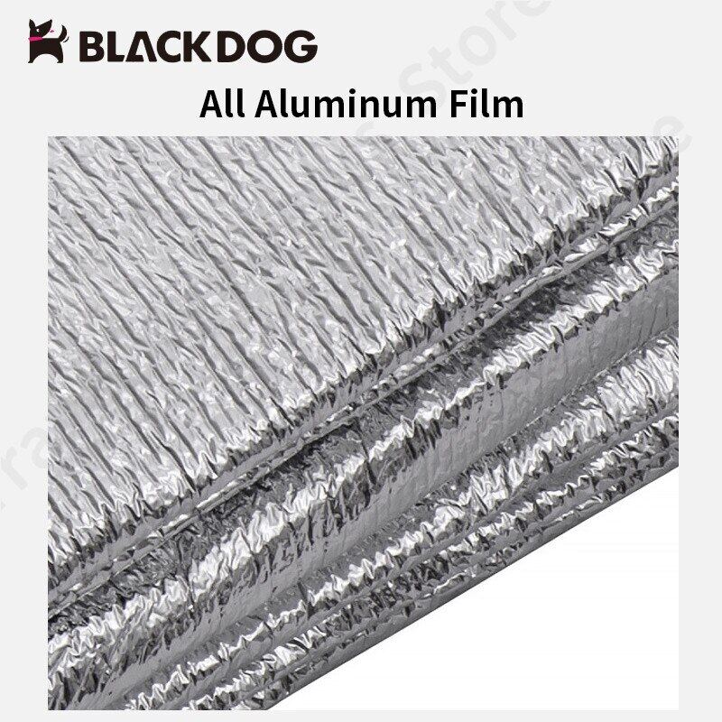 BLACKDOG Outdoor Camping Tent Ground Aluminum Foil Film Moisture Proof Folding Mat 3 Sizes Ultralight Floor Matting Footprint Ground Sheet Pad Black Dog