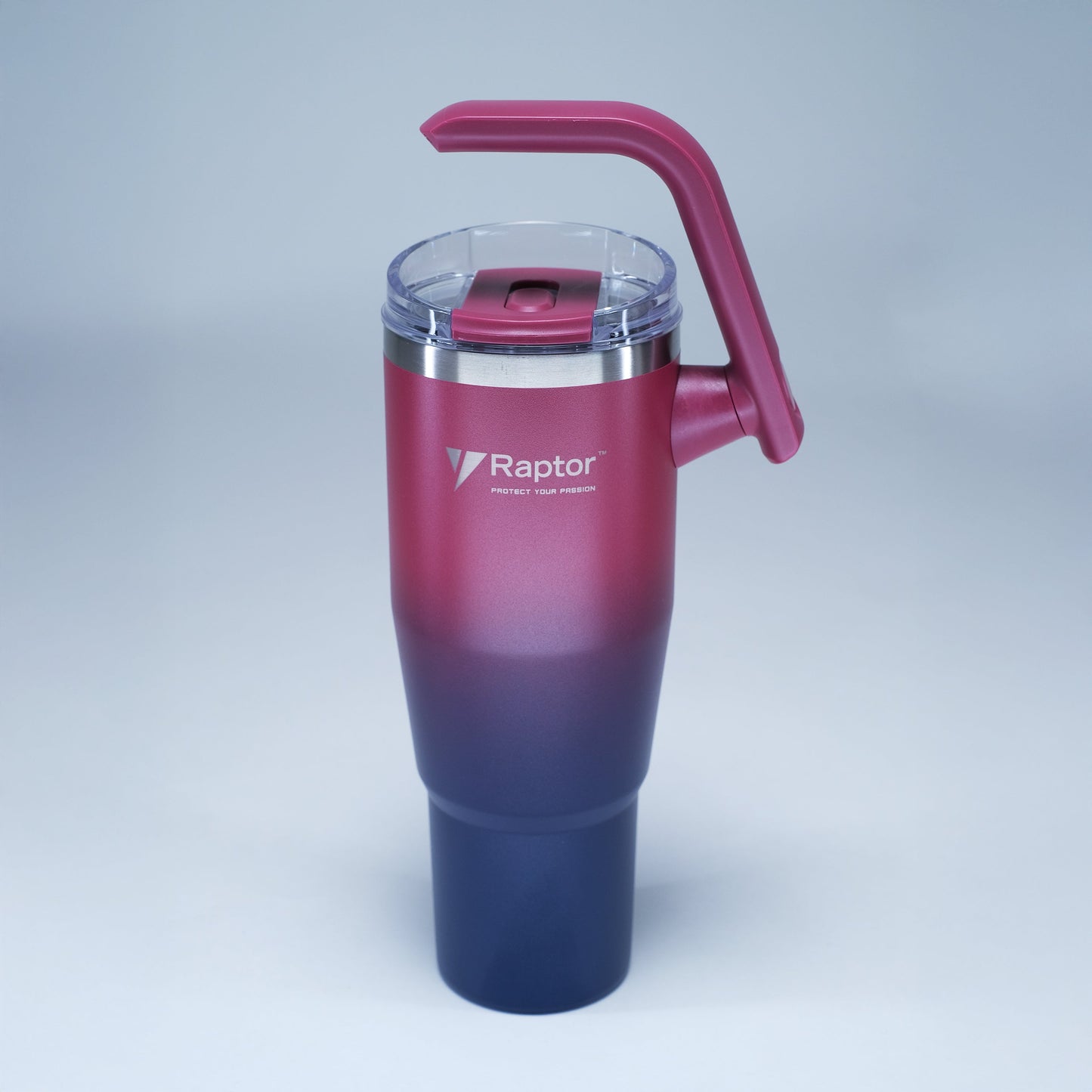 Raptor TWIST 40oz Tumbler Unique Rotating Handle Double-Wall Vacuum Insulation Cup Holder-Friendly Design Rust-Resistant Durability Drinkware