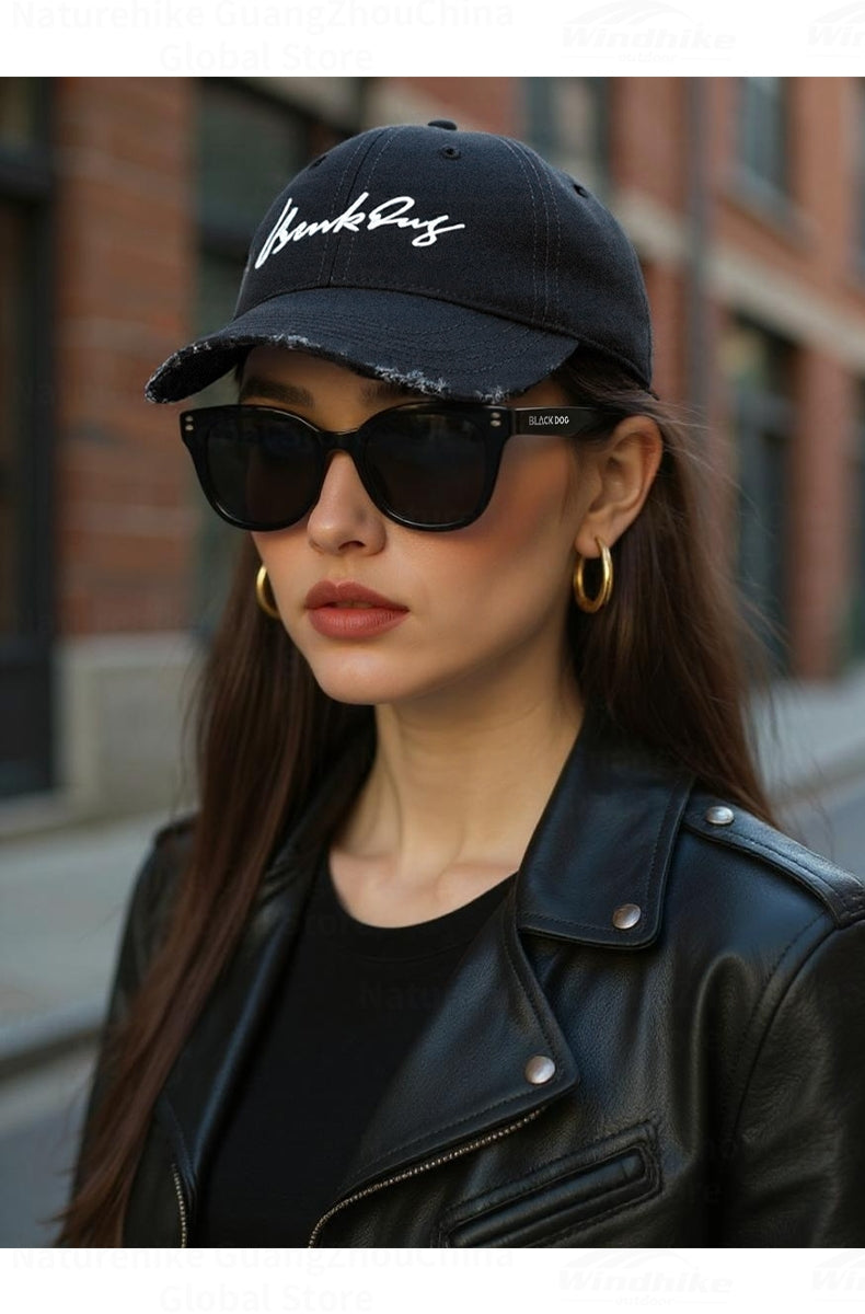 BLACKDOG EDGY Embroidered Baseball Cap Unisex Sun Hat For Men Women Protection Cap Sunshade Leisure Hat Party Outdoor Fishing Travel Hiking Camping