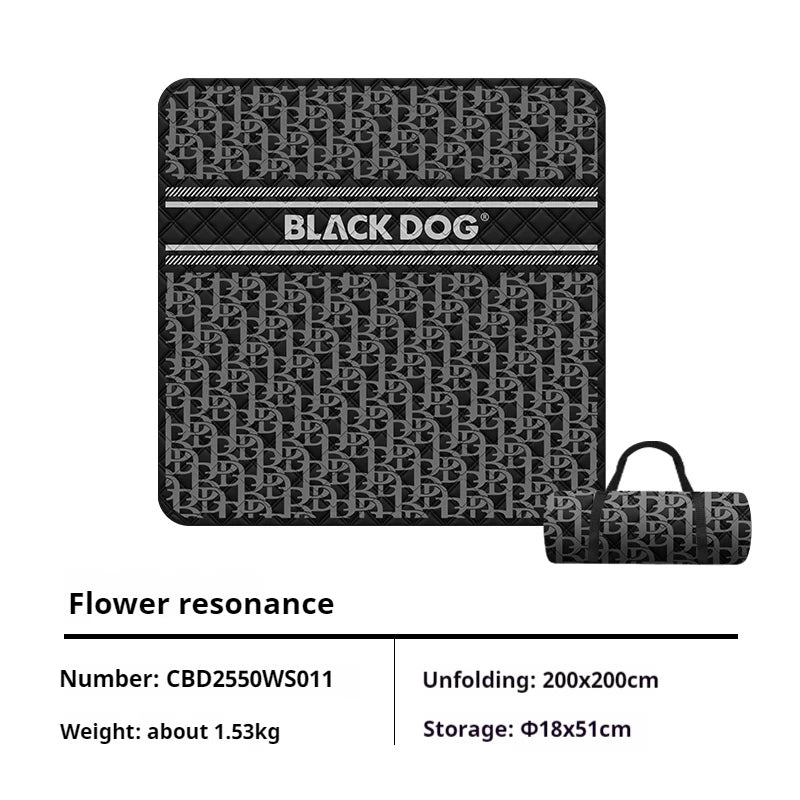 BLACKDOG Ultrasonic Picnic Mat Cushion Aluminum Film Seat Soft And Skin-Friendly Pad Waterproof Camping Outdoor Mattress Sleeping Pad Blanket