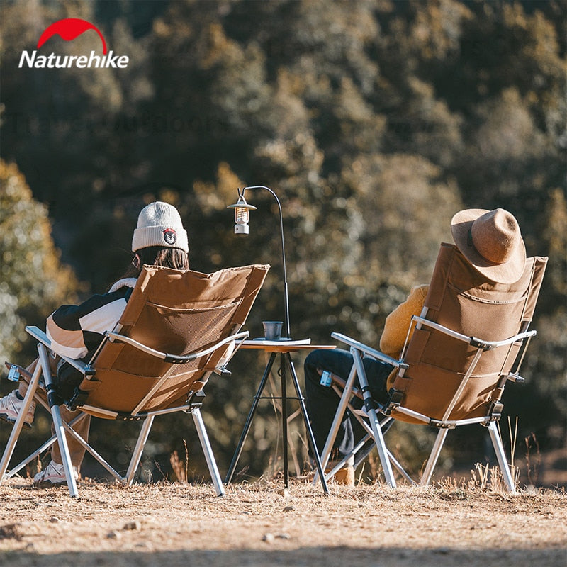 Naturehike TY03 PLUS Chair 3 Level Adjustable Recline High Back Arm Rest Chair Quick Folding Recliner Outdoor Camping Foldable Portable 140kg Max
