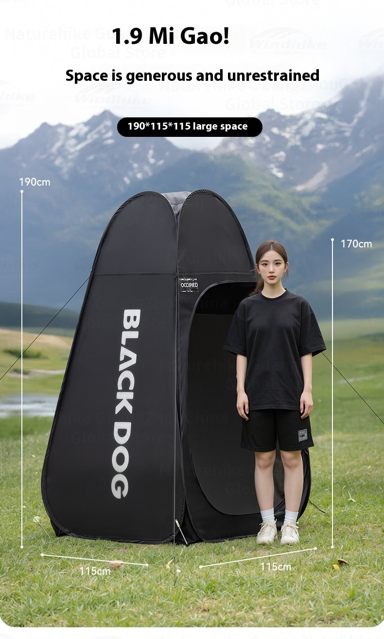 Blackdog One-touch Shower Tent Portable Multipurpose Fully Automatic Quick Opening Changing Privacy Mobile Toilet Bathing Outdoor Camping Travel