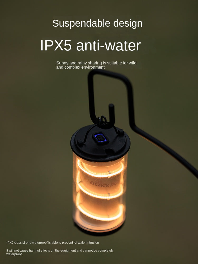 Blackdog ETERNAL DAY Pocket Flashlight Portable Ultralight 2 in 1 Flashlight Lantern Detachable Atmosphere Lamp Waterproof LED Flash Light USB C Charging