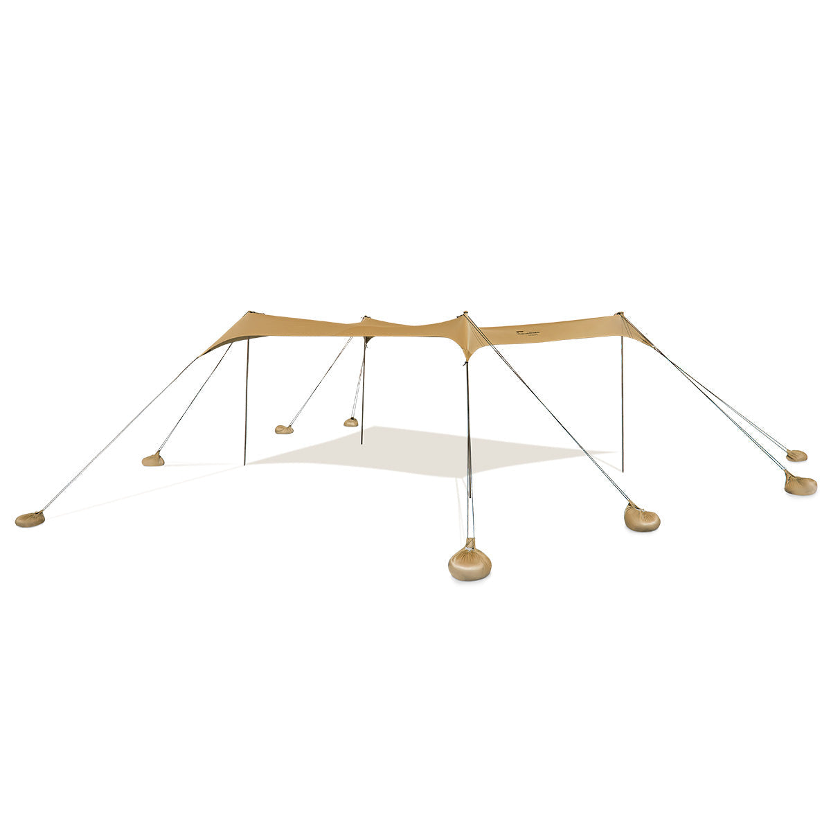 Naturehike 4 Poles Canopy Tarp Beach Tent Awning Large Shading Area UPF50+ Anti UV Sunshade Waterproof Shelter Sandbag Outdoor Camping Nature Hike