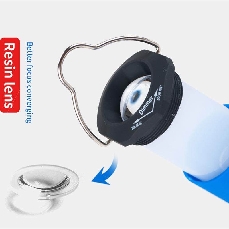 Naturehike Mini CREE LED Zoomable Flashlight Portable Ultralight 3 Adjustable Light Modes Lantern Light Lamp Tent AAA Battery Operated Equipment Outdoor Camping Hiking Travel Original Nature Hike