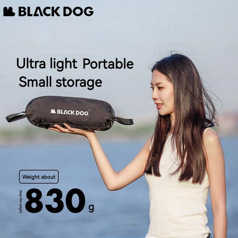 BLACKDOG Light Feather Moon Chair Portable Folding Chair Bearing 130kg Aluminum Alloy Camping Hiking Outdoor Director Ultra Light Chair with Foot Cover