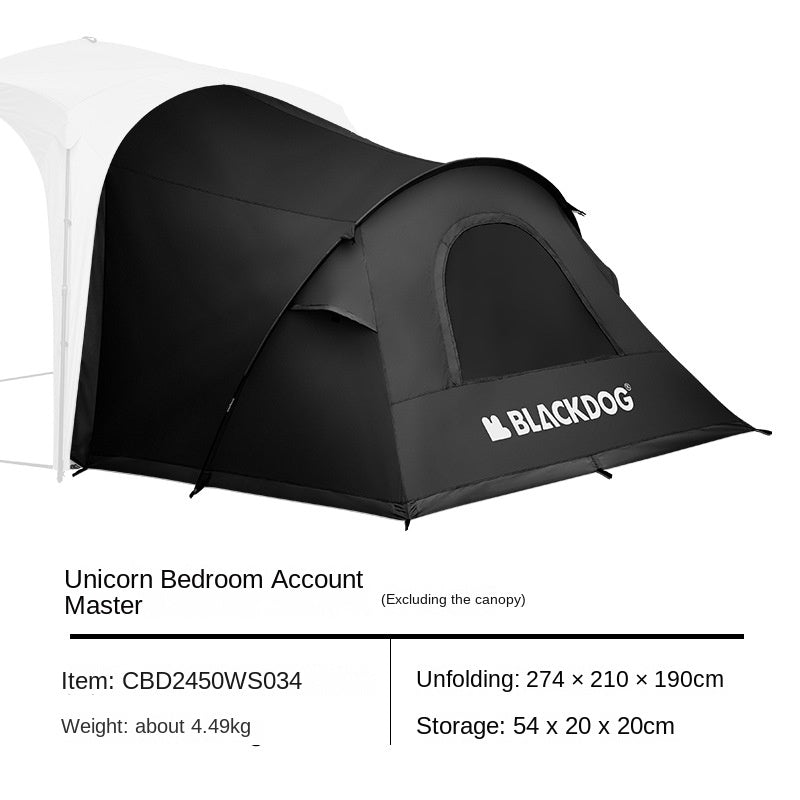 BLACKDOG DOME SKY Automatic Modular Multiple Setting Canopy Tent Unlimited Connection Bedroom Living Area Waterproof Outdoor Fast Build 4-12 Person Unicorn