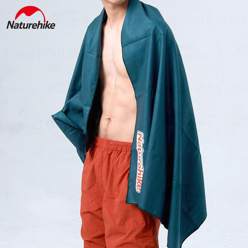 Naturehike Quick Drying Bath Towel Portable Ultralight Fast Dry Microfiber Camping Beach Travel Absorbent Antibacterial Hand Face Towel Heavy Duty