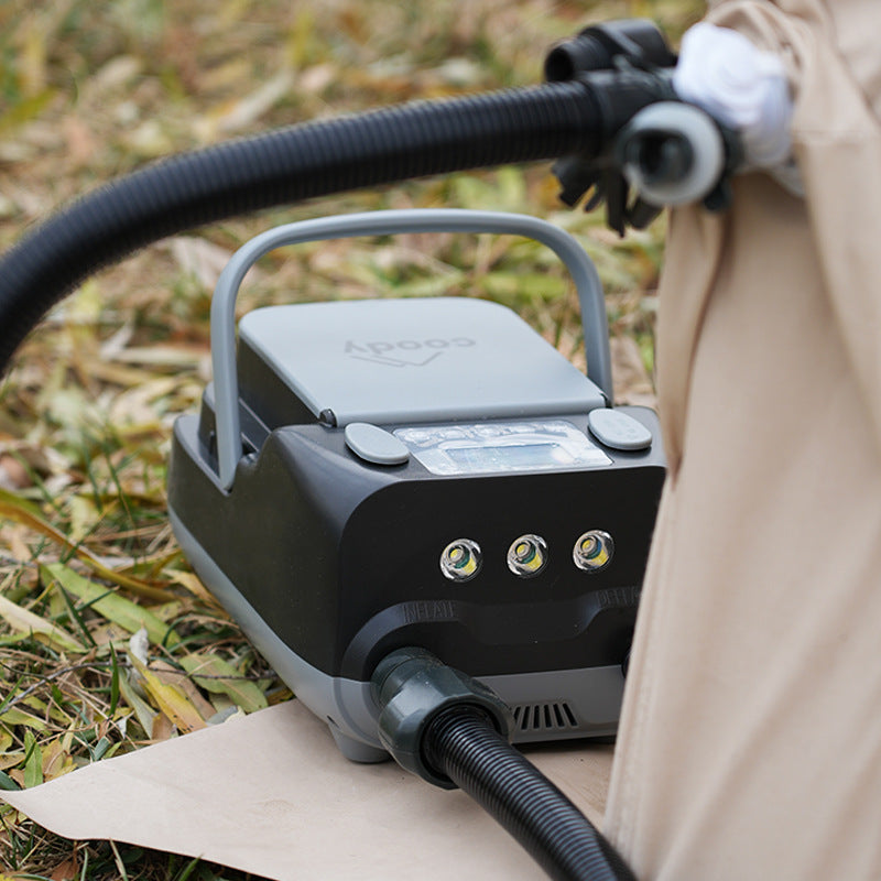COODY HT-790 Wireless Electric Air Pump Portable Multipurpose Rechargeable Inflatable Air Tent Pump High Pressure Up To 16 PSI 6000mAh Battery