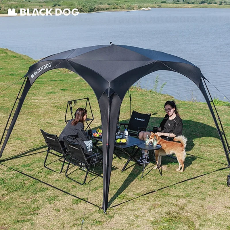 BLACKDOG DOME SKY Automatic Modular Multiple Setting Canopy Tent Unlimited Connection Bedroom Living Area Waterproof Outdoor Fast Build 4-12 Person Unicorn