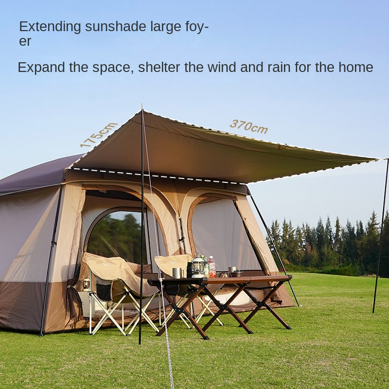 Vidalido AN SAAN Series M PRO Villa Tent Portable 4-6 Person Cabin Style Tent Large Space Three Dimensional Ventilation Outdoor Camping Waterproof