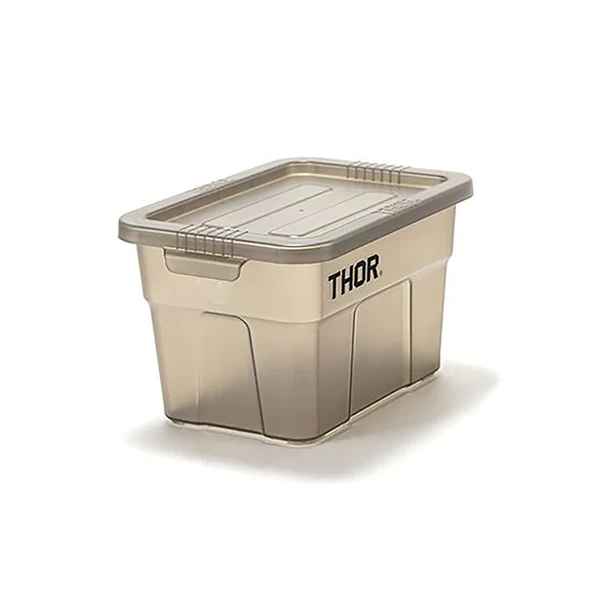 THOR Storage Smoked Series 1L MINI Stackable Food Grade Storage Box with Lid Cover Original Plastic Box Camping Hiking Travel Picnic Kitchen Storage Organizer NSF Certified