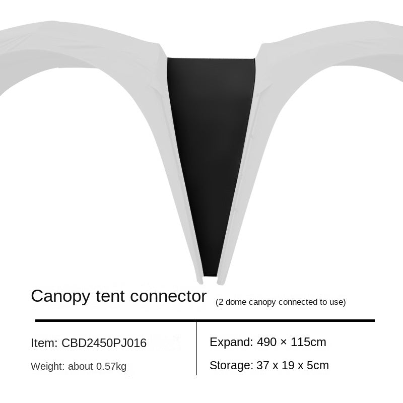 BLACKDOG DOME SKY Automatic Modular Multiple Setting Canopy Tent Unlimited Connection Bedroom Living Area Waterproof Outdoor Fast Build 4-12 Person Unicorn