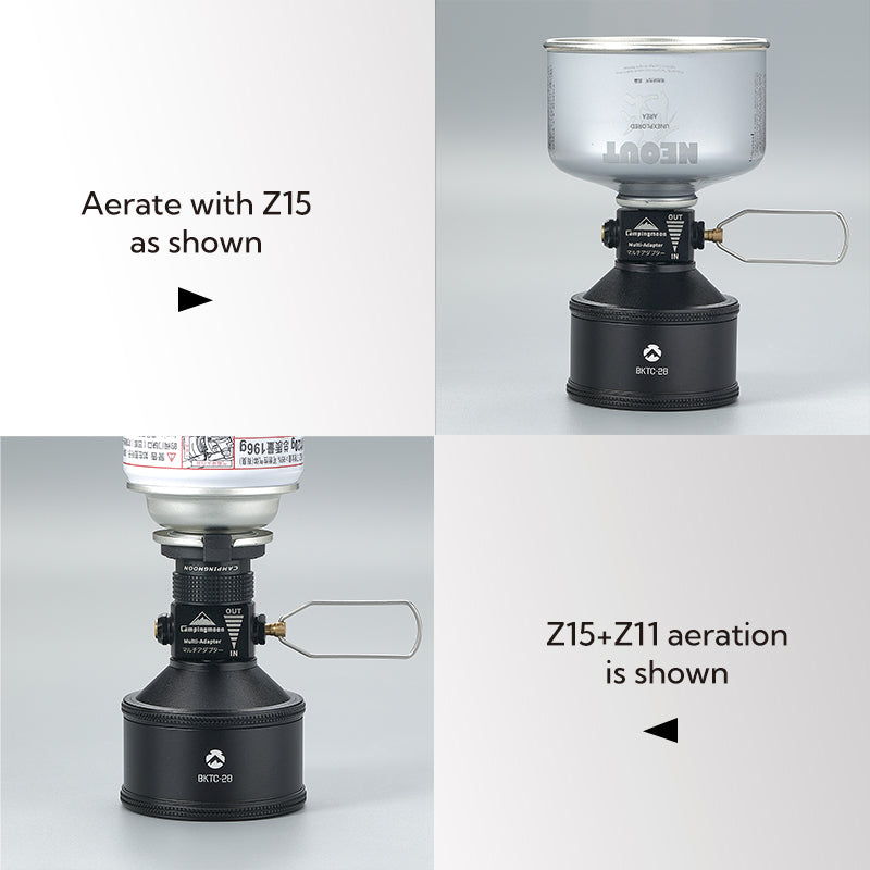 CAMPINGMOON BKTC-28 Refillable Butane Gas Tank Canister 35g Camping Screw Type Portable Stove Torch Lamp Threaded EN417 Lindal Valve Fuel Aluminum Alloy