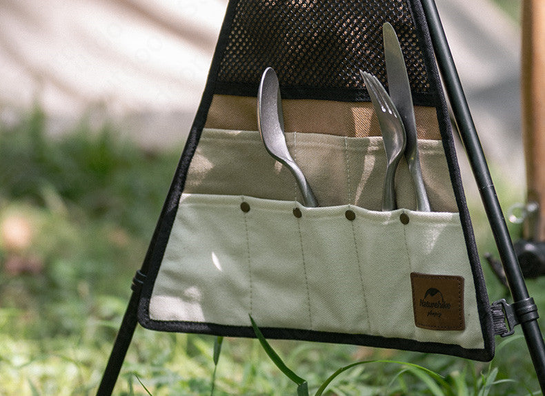 Naturehike Side Triangle Storage Canvas Bag for Triangular Hanging Rack Shelf Small Large Multi Pocket Tableware Utensil Shelves Add-on Accessories