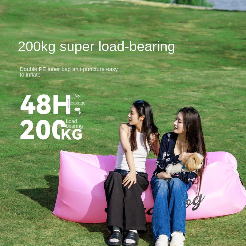 BLACKDOG Air Inflatable Lazy Boy Sofa Bed Outdoor Ultra-light Portable Air Matress Bed Tear-resistant Puncture-resistant Foldable Island Sleeping Pad