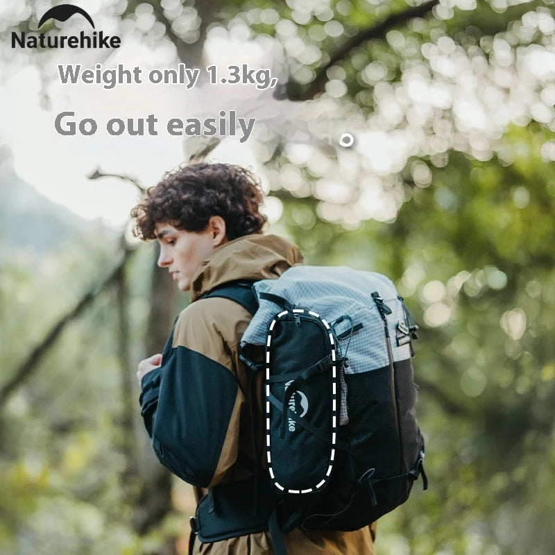 Naturehike YL01 Moon Chair Portable Quick Open Wide Seats Folding Camping Chair Load Bearing 200kg X-Shaped Support Structure Outdoor Fishing Beach Seat