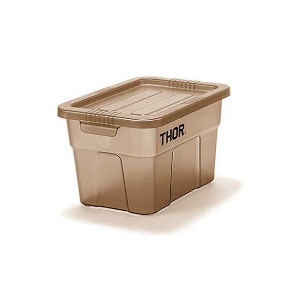 THOR Storage Smoked Series 1L MINI Stackable Food Grade Storage Box with Lid Cover Original Plastic Box Camping Hiking Travel Picnic Kitchen Storage Organizer NSF Certified