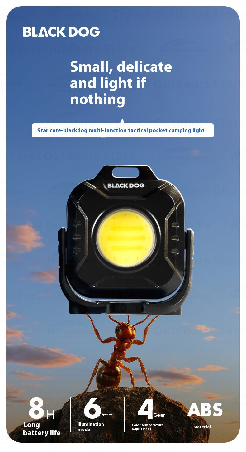 Blackdog STAR CORE Tactical Pocket Light Portable Ultralight Multi-function Rechargeable LED Light Emergency Lamp Camping IPX4 Waterproof