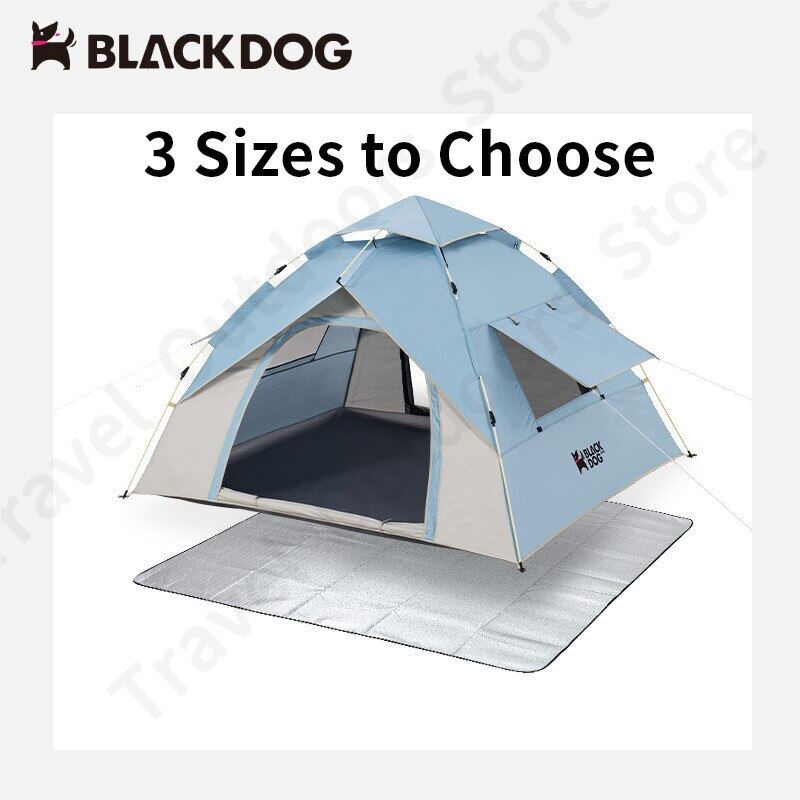 BLACKDOG Outdoor Camping Tent Ground Aluminum Foil Film Moisture Proof Folding Mat 3 Sizes Ultralight Floor Matting Footprint Ground Sheet Pad Black Dog