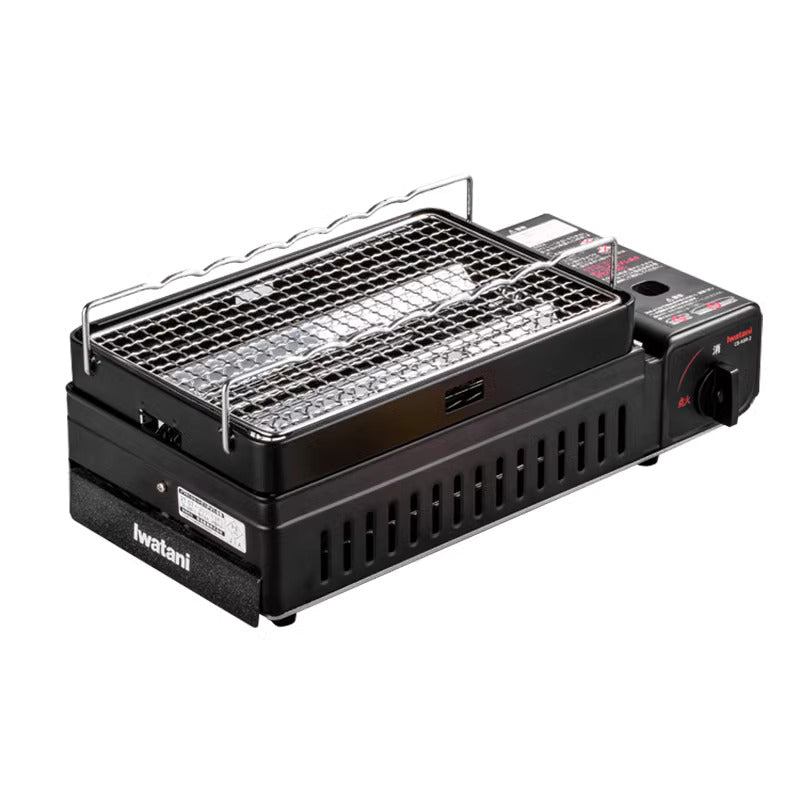 Iwatani ABURIYA II Grill Stove Portable Lightweight Butane Canister Cassette Stove Grill 2.3kw Firepower Charcoal-less Outdoor Camping Travel Griller