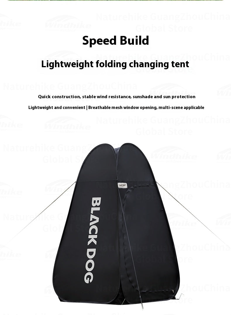 Blackdog One-touch Shower Tent Portable Multipurpose Fully Automatic Quick Opening Changing Privacy Mobile Toilet Bathing Outdoor Camping Travel