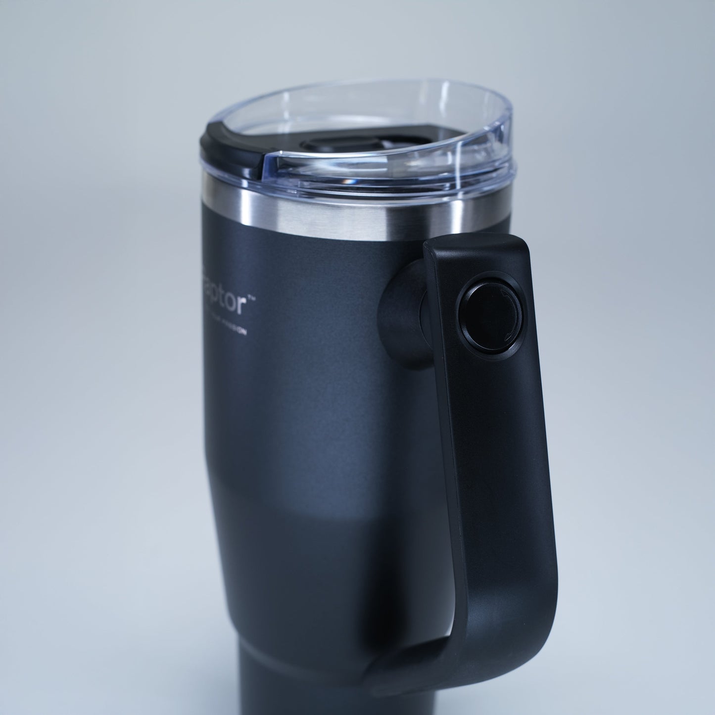 Raptor TWIST 40oz Tumbler Unique Rotating Handle Double-Wall Vacuum Insulation Cup Holder-Friendly Design Rust-Resistant Durability Drinkware