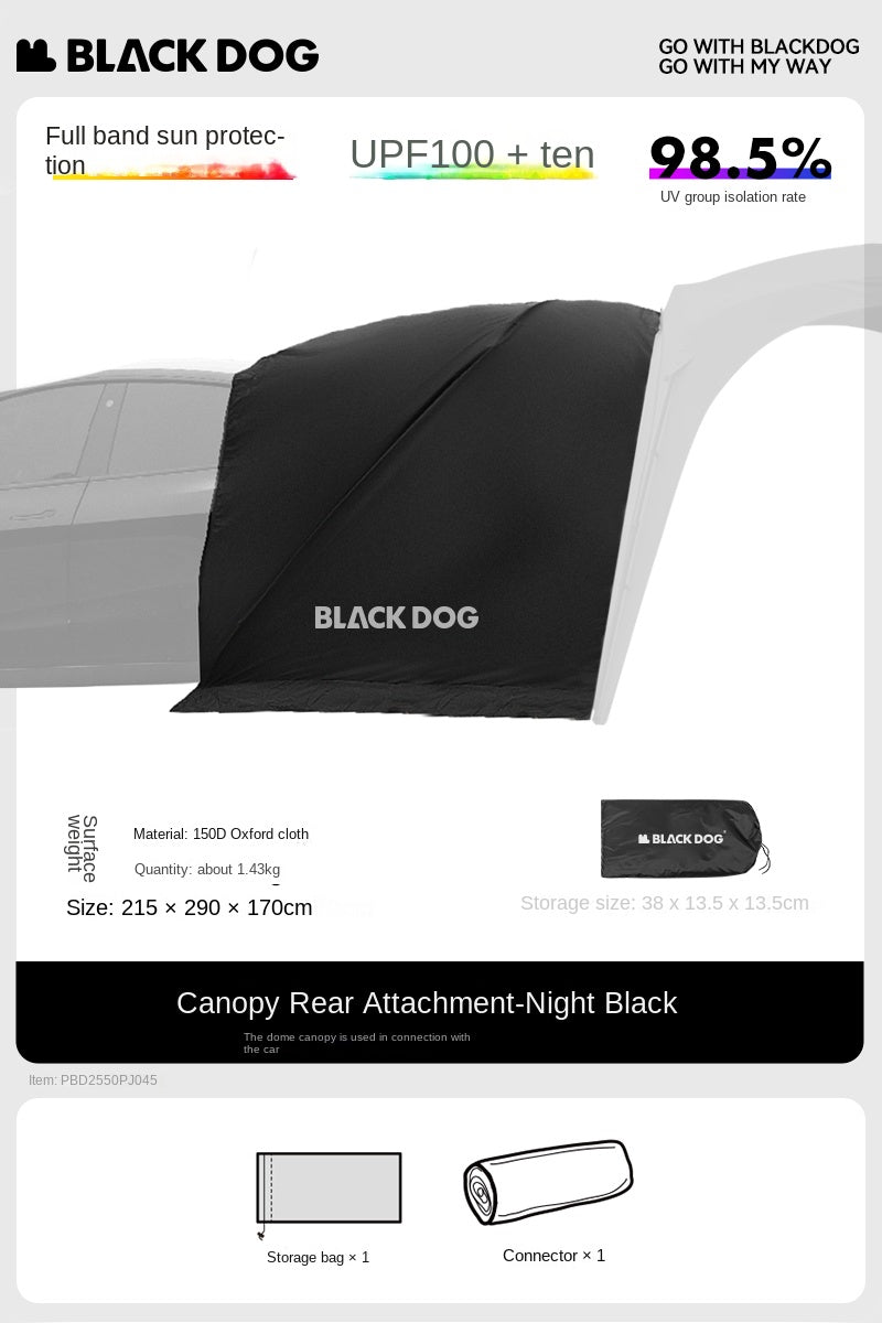 BLACKDOG DOME SKY Automatic Modular Multiple Setting Canopy Tent Unlimited Connection Bedroom Living Area Waterproof Outdoor Fast Build 4-12 Person Unicorn